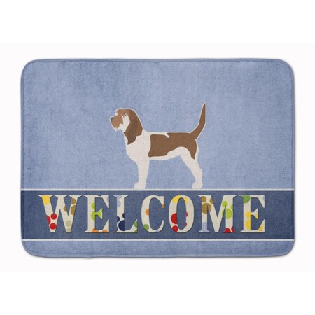 Carolines Treasures Grand Basset Griffon Vendeen Welcome Machine Washable Memory Foam Mat BB5494RUG